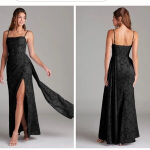 Azazie Black Strapless Dress